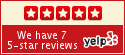 Yelp 5-Star Review Badge